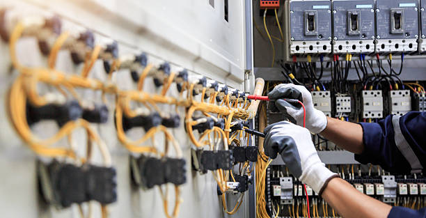 Professional Electrician technician working in Lowes Island, VA